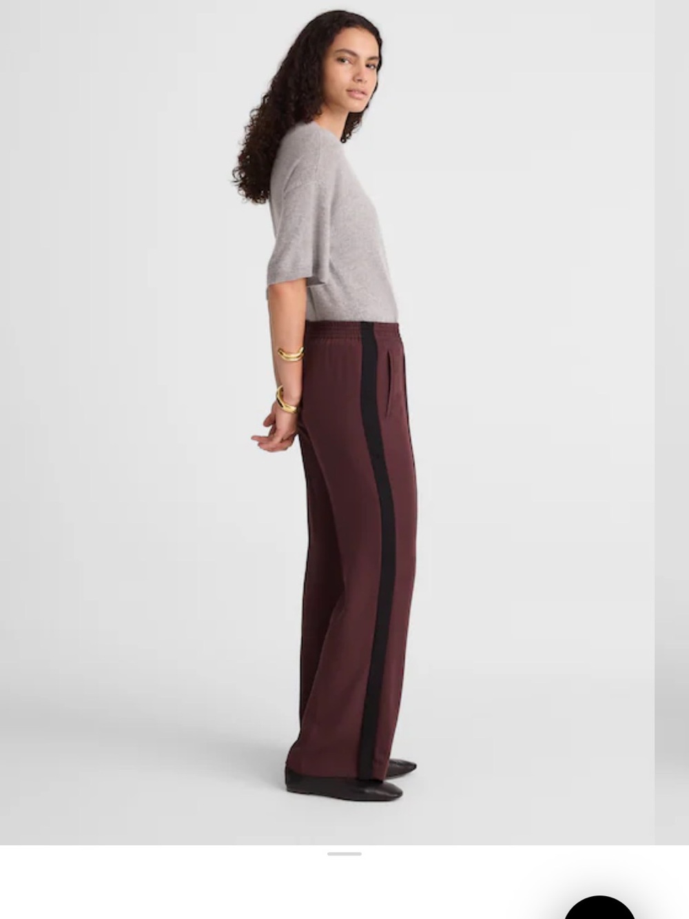 NWT Madewell Pull On Bootcut Track Pant